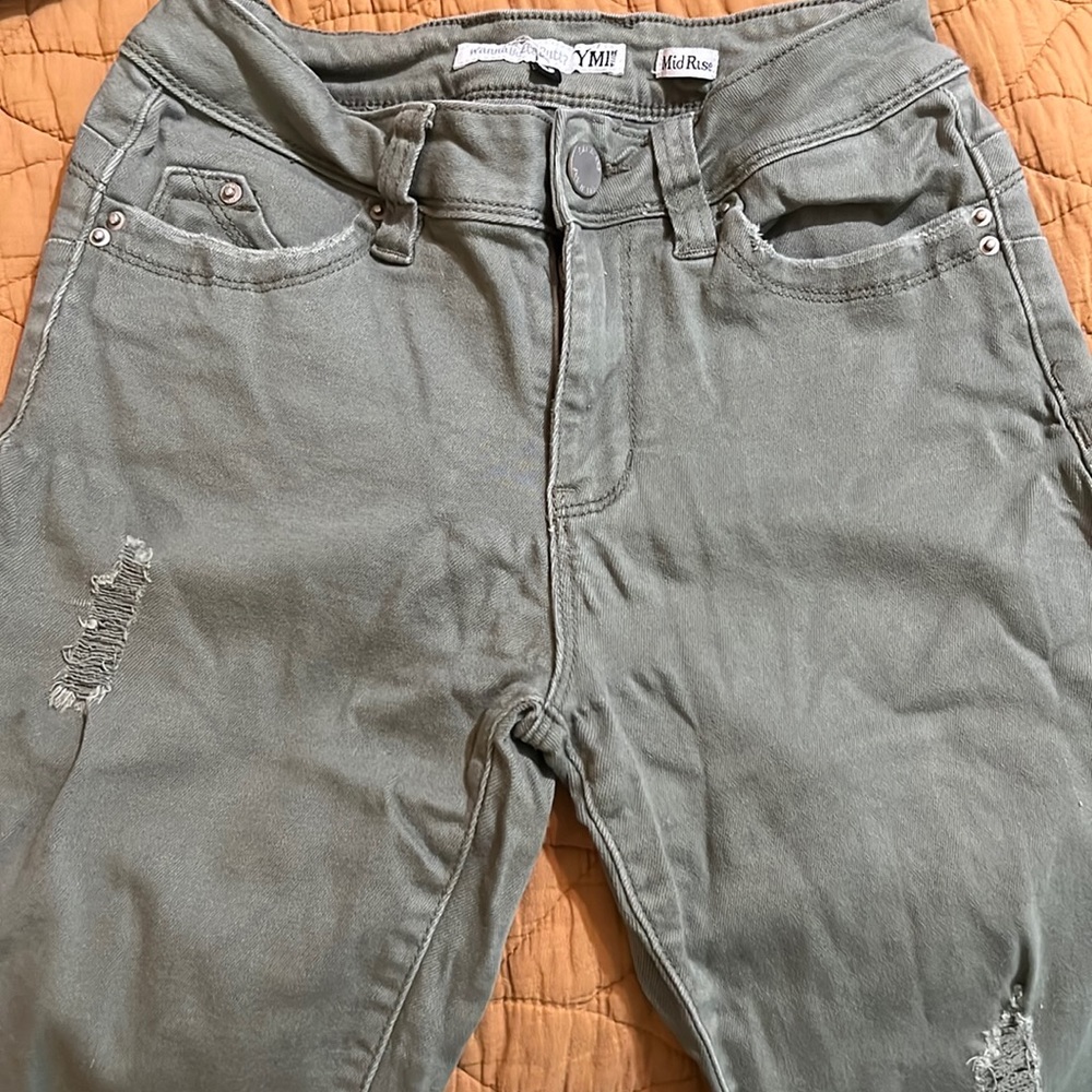 Green jeans